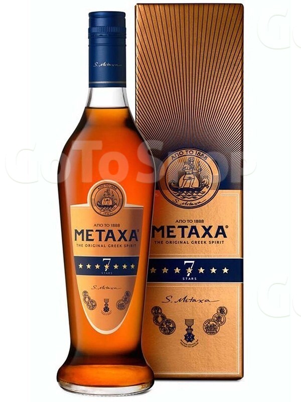 Бренді Метакса / Metaxa, 7 років, 40%, 0.7л, в коробці