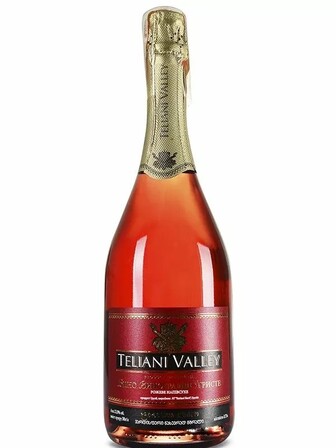 Ігристе вино Теліані Веллі / Teliani Valley, рожеве напівсухе 11.5% 0.75л