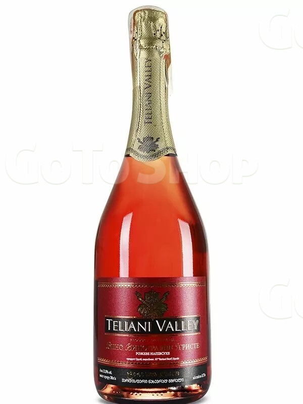 Ігристе вино Теліані Веллі / Teliani Valley, рожеве напівсухе 11.5% 0.75л