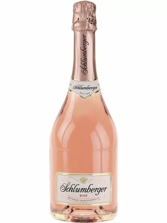 Ігристе вино Розе, Шлюмбергер / Rose, Schlumberger, рожеве брют  0.75л