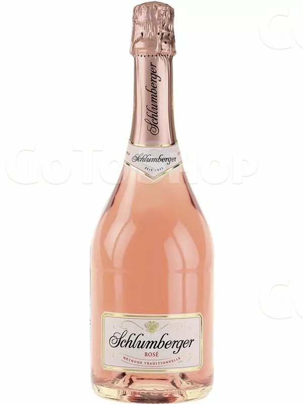 Ігристе вино Розе, Шлюмбергер / Rose, Schlumberger, рожеве брют  0.75л