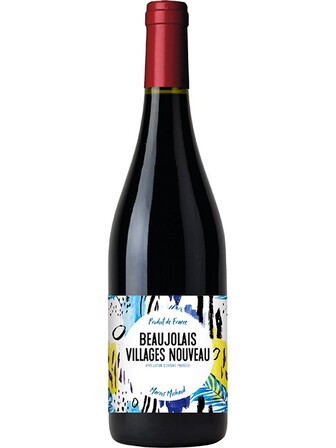 Вино "Маріус Мішо" Божоле Вілляж Нуво / "Marius Michaud" Beaujolais Villages Nouveau, 2023, червоне сухе 0.75л