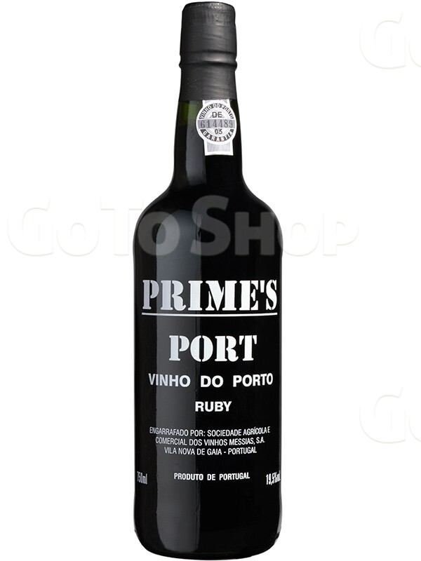 Портвейн Прайм&#039;с, Порт Рубі / Prime&#039;s, Port Ruby, Messias, червоне солодке, 19.5%, 0.75л