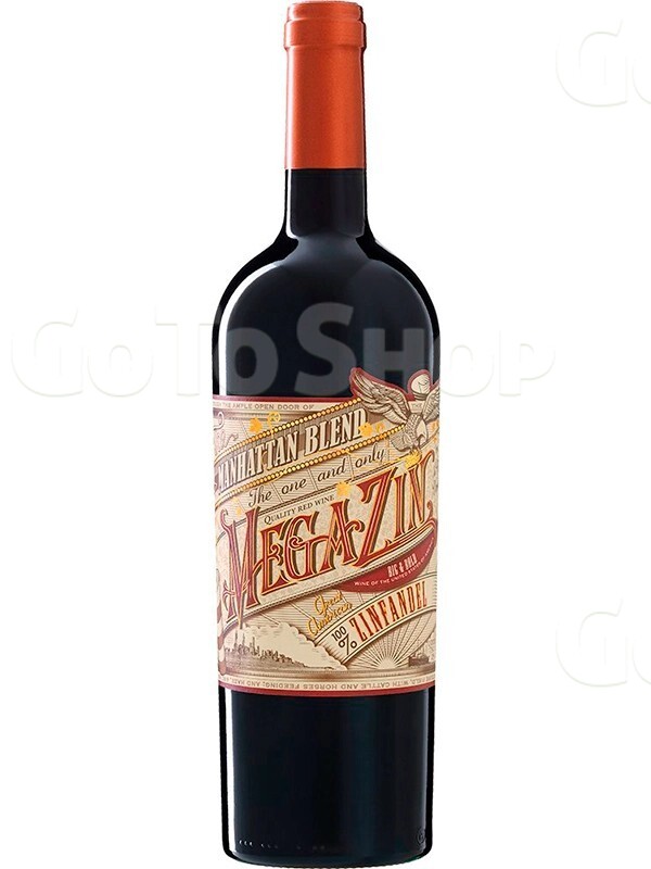 Вино Зінфандель Мега Зін / Zinfandel, Mega Zin, Mare Magnum, червоне сухе, 0.75л
