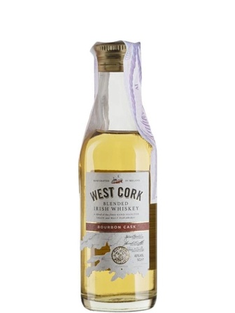 Виски Вест Корк, Бленд, Бурбон Каск / West Cork, Blended, Bourbon Cask, 40%, 0.05л