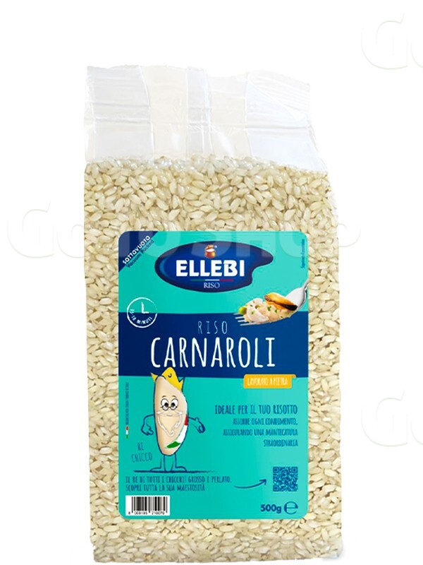 Рис середньозерний Карнаролі, Ellebi, 500г