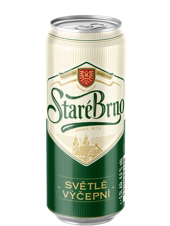 Пиво Старе Брно / Stare Brno, ж/б, 4%, 0.5л