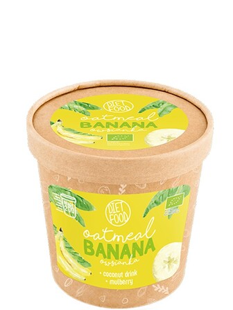 Пластівці вівсяні з бананом та шовковицею Diet-Food, Mipama, 70г