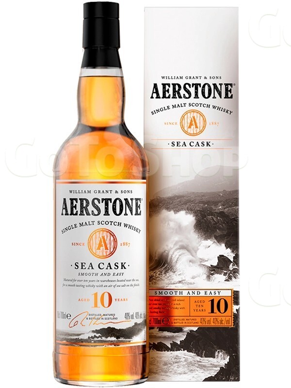 Віскі Аерстоун, Сі Каск / Aerstone, Sea Cask, 10 років, 40%, 0.7л, в коробці