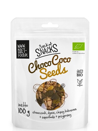 Мікс насіння "Choco Coco Seeds Bio" Diet-Food, Mipama, 100г