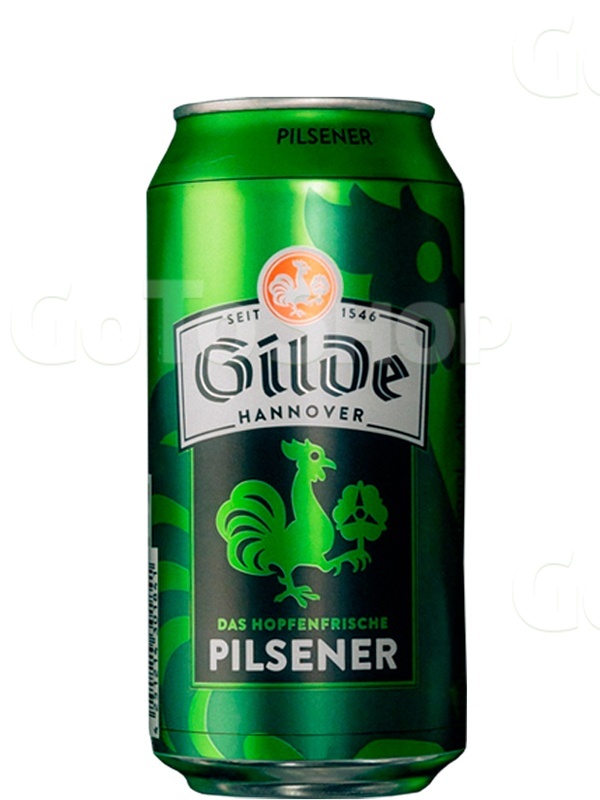 Пиво Пілсенер, Гілд / Pilsener, Gilde, ж/б, 5%, 0.33л