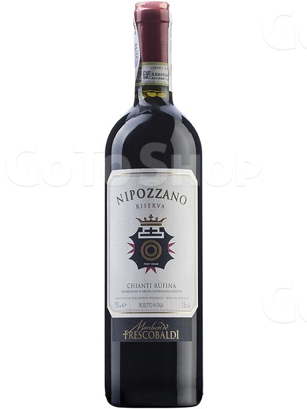 Вино К&#039;янті Руфіна Різерва / Chianti Rufina Riserva, &quot;Nipozzano&quot;, Frescobaldi, 2012 року, червоне сухе 0.75л