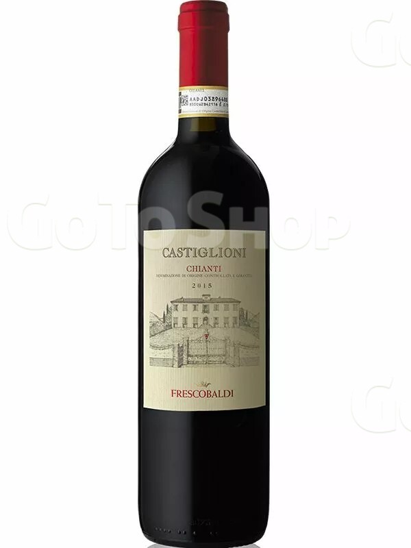 Вино Кастильони К&#039;янті / Castiglioni Chianti, Frescobaldi, червоне сухе 13% 0.75л