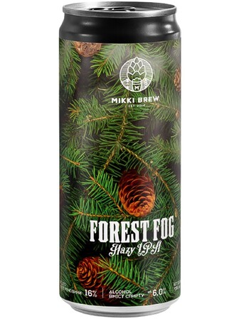 Пиво Форест Фог, Міккі Брю / Forest Fog, Mikki Brew, Volynski Browar, ж/б, 6%, 0.33л