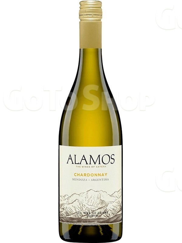 Вино Шардоне, Аламос / Chardonnay, Alamos, Catena Zapata, біле сухое 0.75л