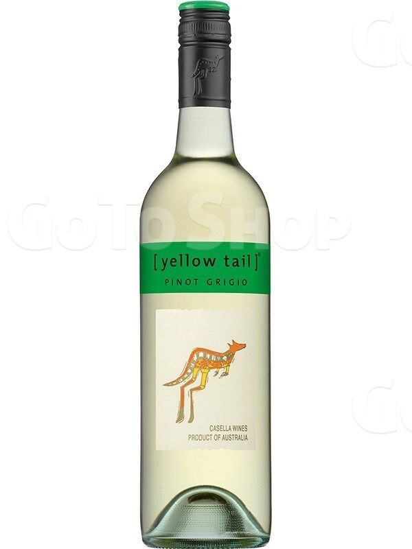 Вино Піно Гріджио / Pinot Grigio, Yellow Tail, біле сухе 11.5% 0.75л