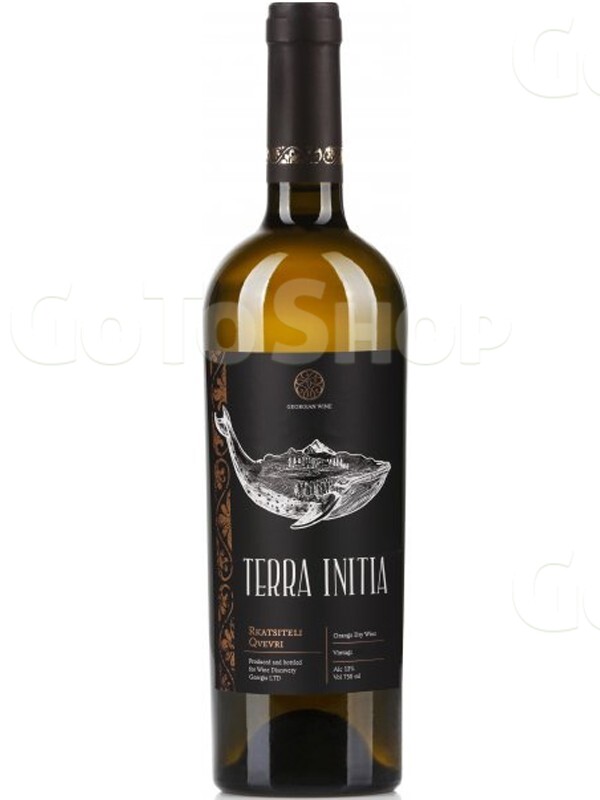 Вино Ркацителі Квеврі / Rkatsiteli Qvevri, Terra Initia, помаранчеве сухе 0.75л