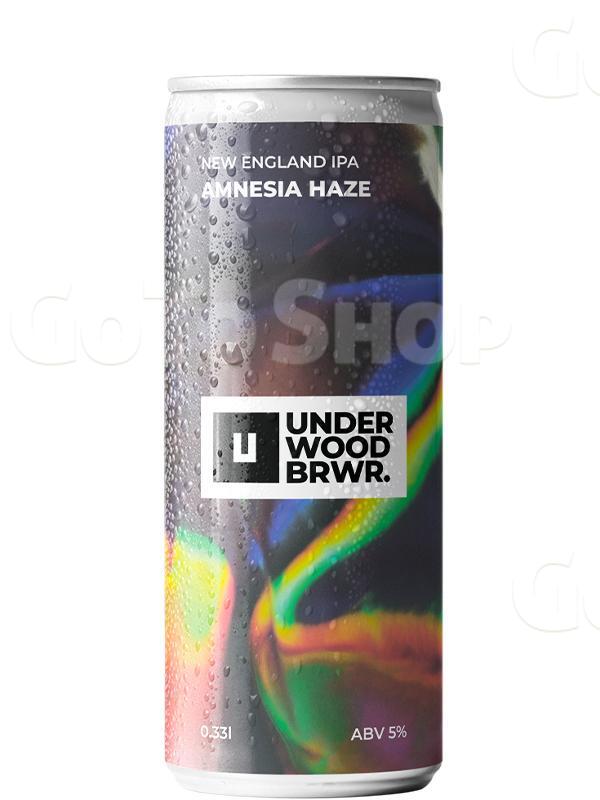 Пиво Амнезія Хейз / Amnesia Haze, Underwood Brewery, ж/б, 5%, 0.33л