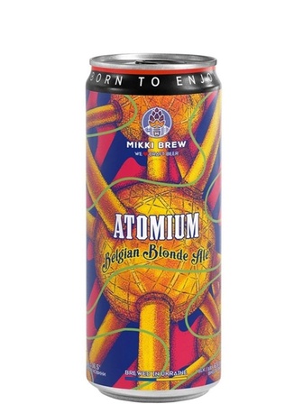 Пиво Атоміум, Міккі Брю / Atomium, Mikki Brew, Volynski Browar, ж/б, 6.5%, 0.33л