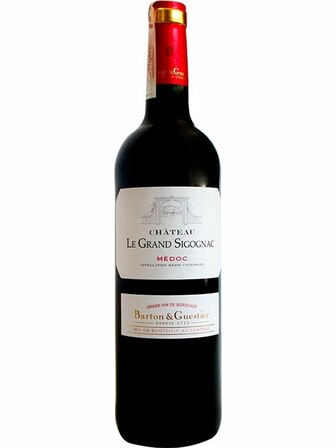Вино Шато Ле Гранд Сігогнак / Chateau Le Grand Sigognac, Barton & Guestier, червоне сухе 12.5% ​​0.75л