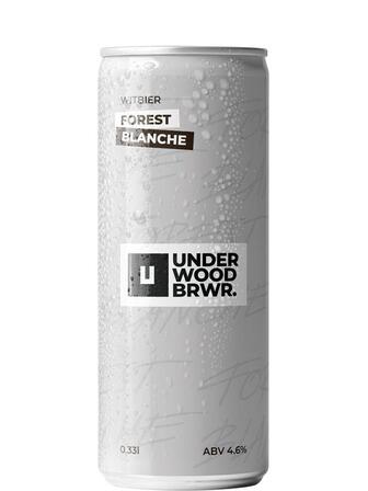 Пиво Форест Бланш / Forest Blanche, Underwood Brewery, ж/б, 4.6%, 0.33л