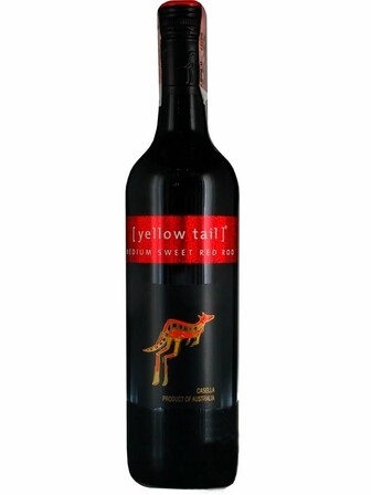 Вино Медіум Світ Ред Ру / Medium Sweet Red Roo, Yellow Tail, червоне напівсолодке 12% 0.75л