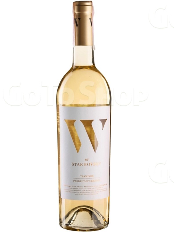 Вино Трамінер / Traminer, Stakhovsky Wines, біле сухе 0.75л