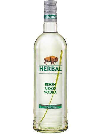 Горілка Гербал, Бізон Грасс / Herbal Bison Grass, Lithuanian, 40%, 1л