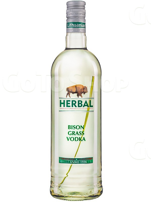 Горілка Гербал, Бізон Грасс / Herbal Bison Grass, Lithuanian, 40%, 1л