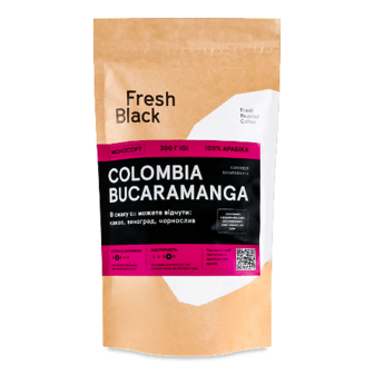 Кава зернова Fresh Black Colombia Bucaramanga 200г
