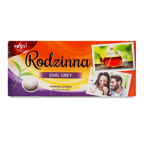 Чай чорний Posti Rodzinna з бергамотом 80*1,4г