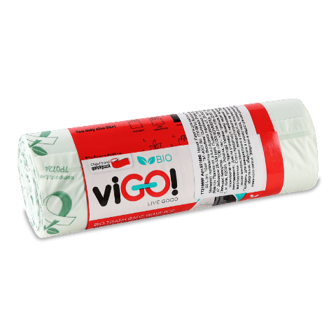 Пакети для сміття viGO! Bio PLA 60 л 10шт