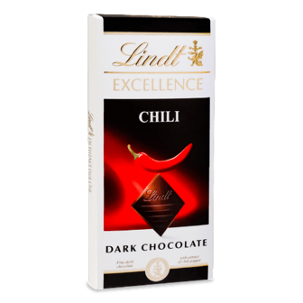Шоколад Lindt Excellence швейцарський з перцем чилі 100г