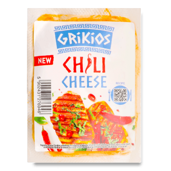Сир для грилю Grikios з коров'ячого молока з чилі 43% 200г