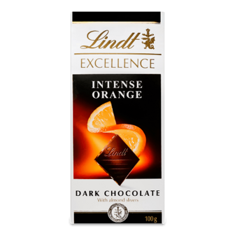 Шоколад Lindt Excellence швейцарський з апельсином 100г