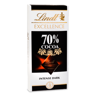 Шоколад Lindt Excellence швейцарський 70% какао 100г