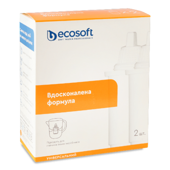 Комплект універсальних картриджів Ecosoft для фільтра-глечика 2 шт. шт
