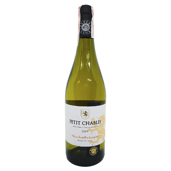 Вино Expert Club Petit Chablis Blanc AOP біле сухе 12% 0,75л
