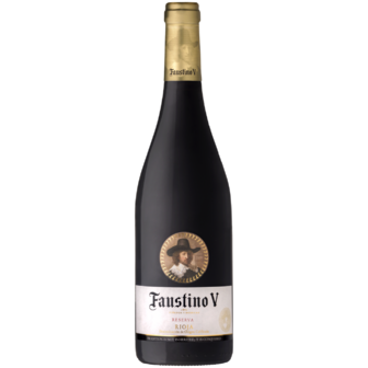 Вино Faustino V Reserva Rioja DOC червоне сухе 13,5% 0,75л