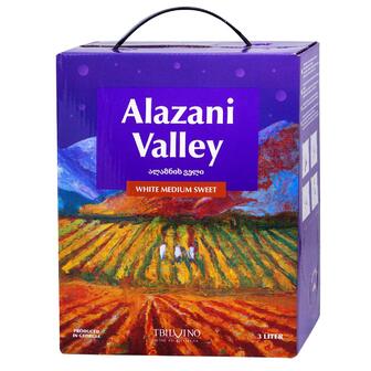 Вино Didebuli Алазанська Долина біле напівсолодке 11-12% 3л