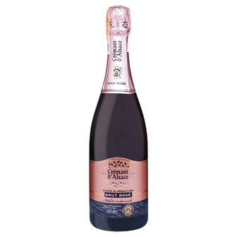Вино ігристе Expert Club Cremant рожеве сухе 12% 0,75л