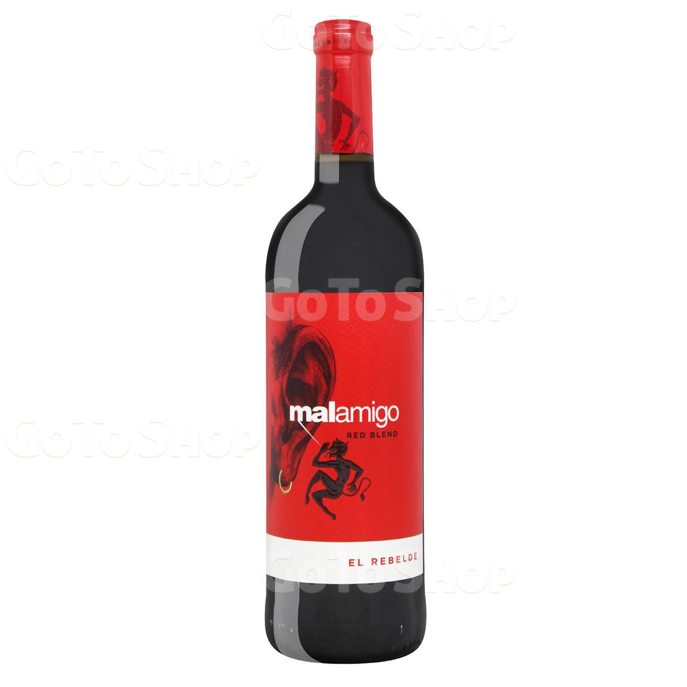 Вино Malamigo El Rebelde червоне напівсухе 14% 0,75л