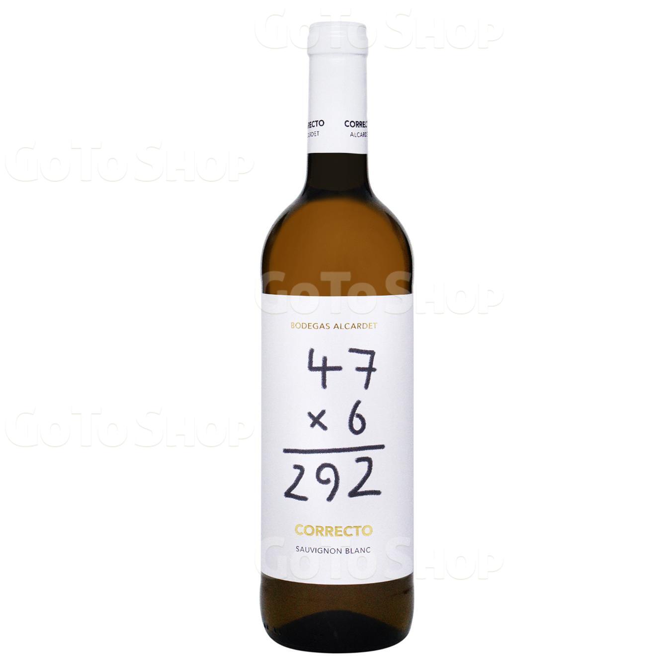 Вино Correcto Sauvignon Blanc біле сухе 12% 0,75л