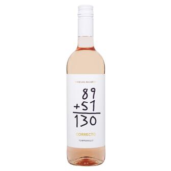 Вино Correcto Tempranillo рожеве сухе 12,5% 0,75л