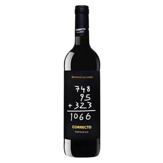 Вино Correcto Tempranillo червоне сухе 13% 0,75л