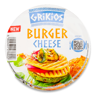Сир для грилю та бургерів Grikios з коров'ячого молока 43% 100г