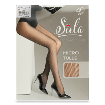Колготки жіночі Siela Micro Tulle 40 nero р.4 шт