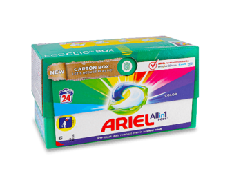Капсули для прання Ariel PODS All-in-1 Color, 24*19,7г