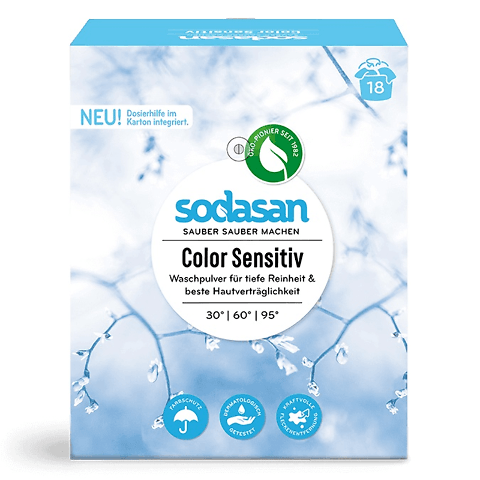 Порошок пральний Sodasan Comfort Sensitive з пом&#039;якшувачем води та кондиціонером 1,01кг