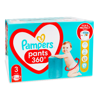 Підгузки-трусики Pampers Pants Midi 3 (6-11 кг) 128шт